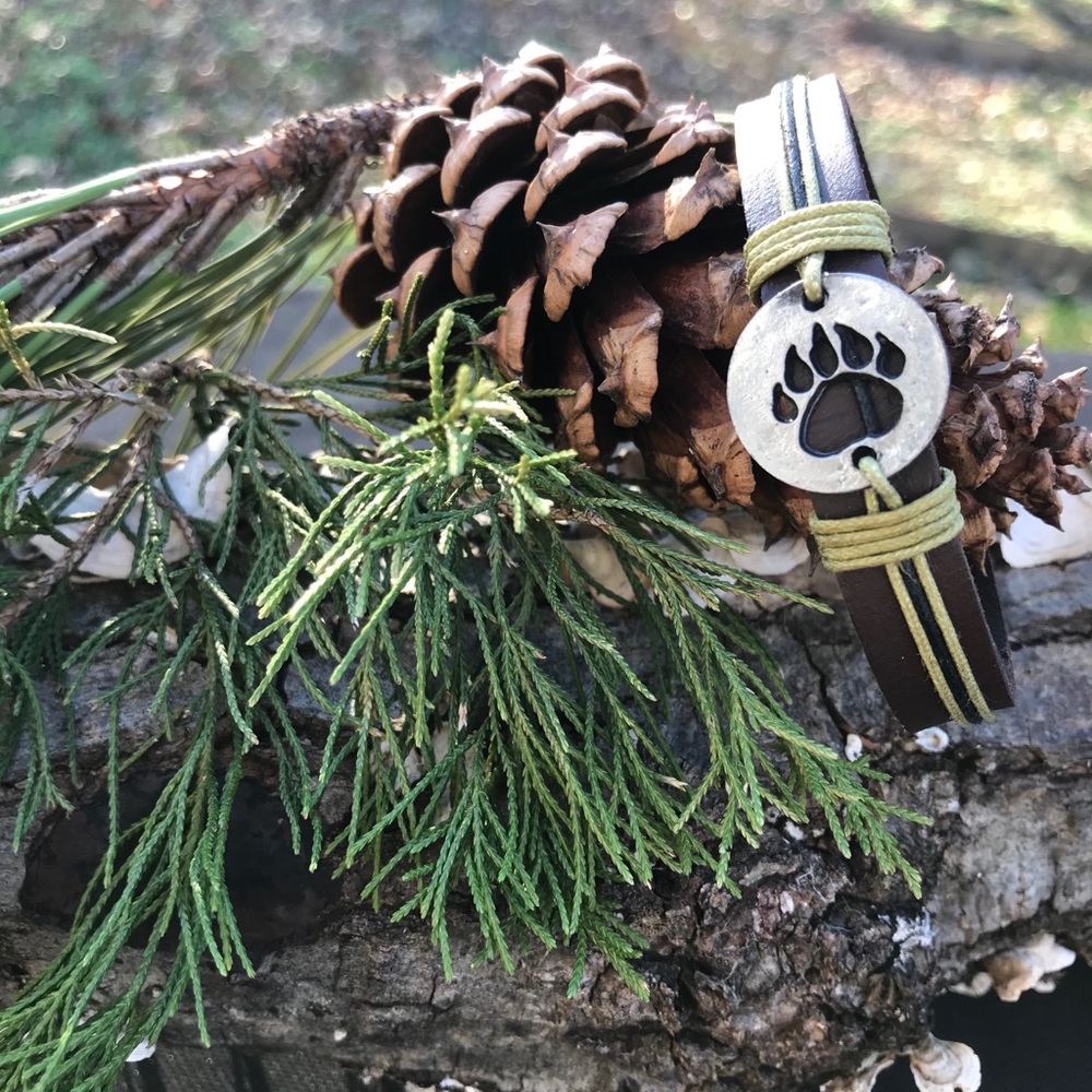 New Anju Paw Leather Adjustable Bracelet